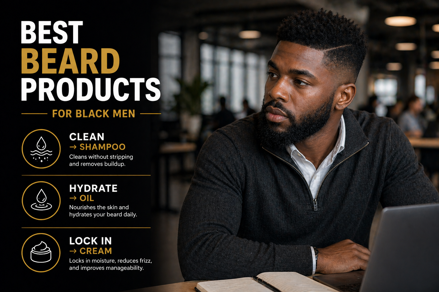 Best Beard Products for Black Men | What Works for Coarse Hair – Ethos GP