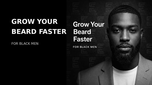 how to grow a beard faster for Black men full beard clean haircut